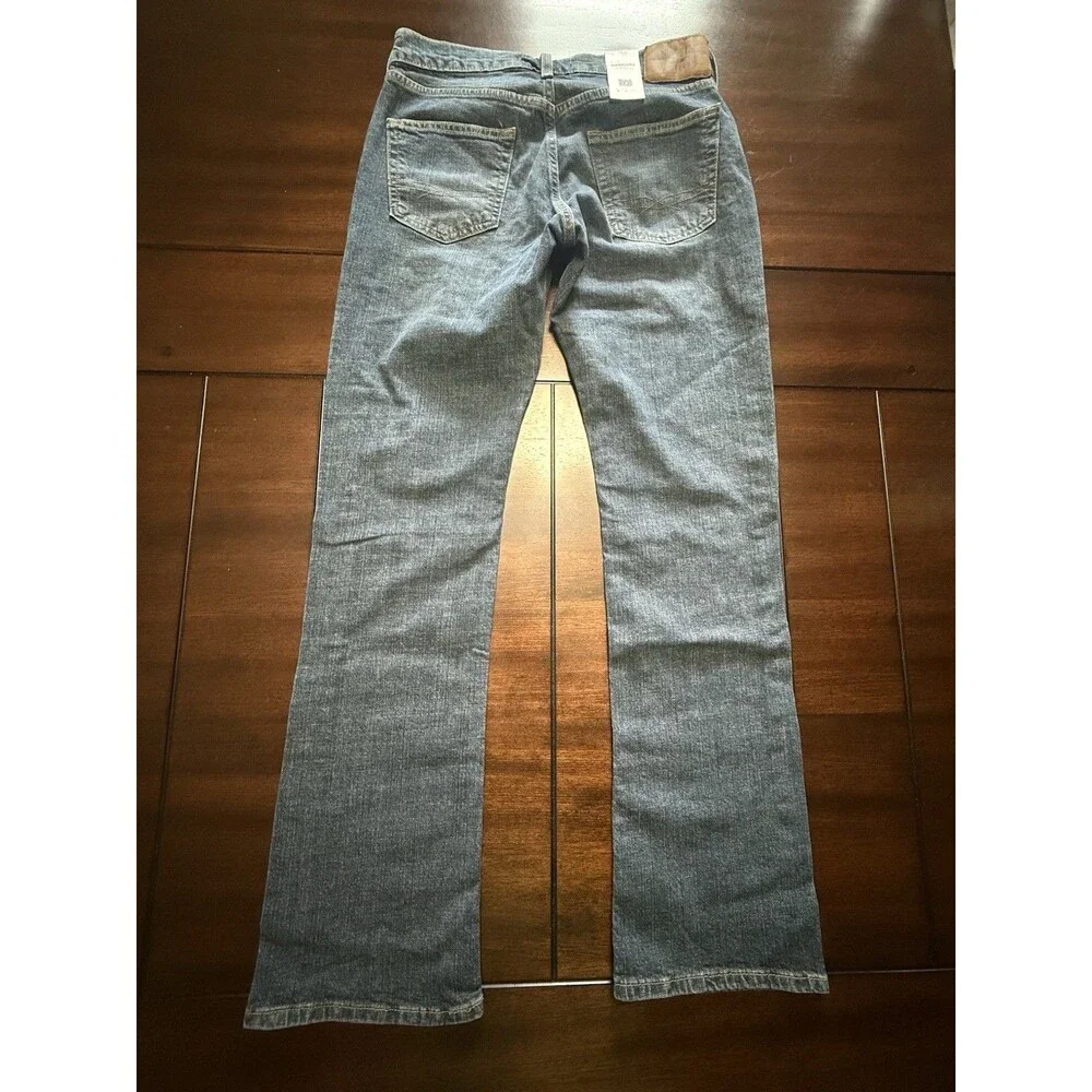 🔥NEW Levi Strauss Signature Bootcut Jeans Men's 29x32 Dark Wash Flex